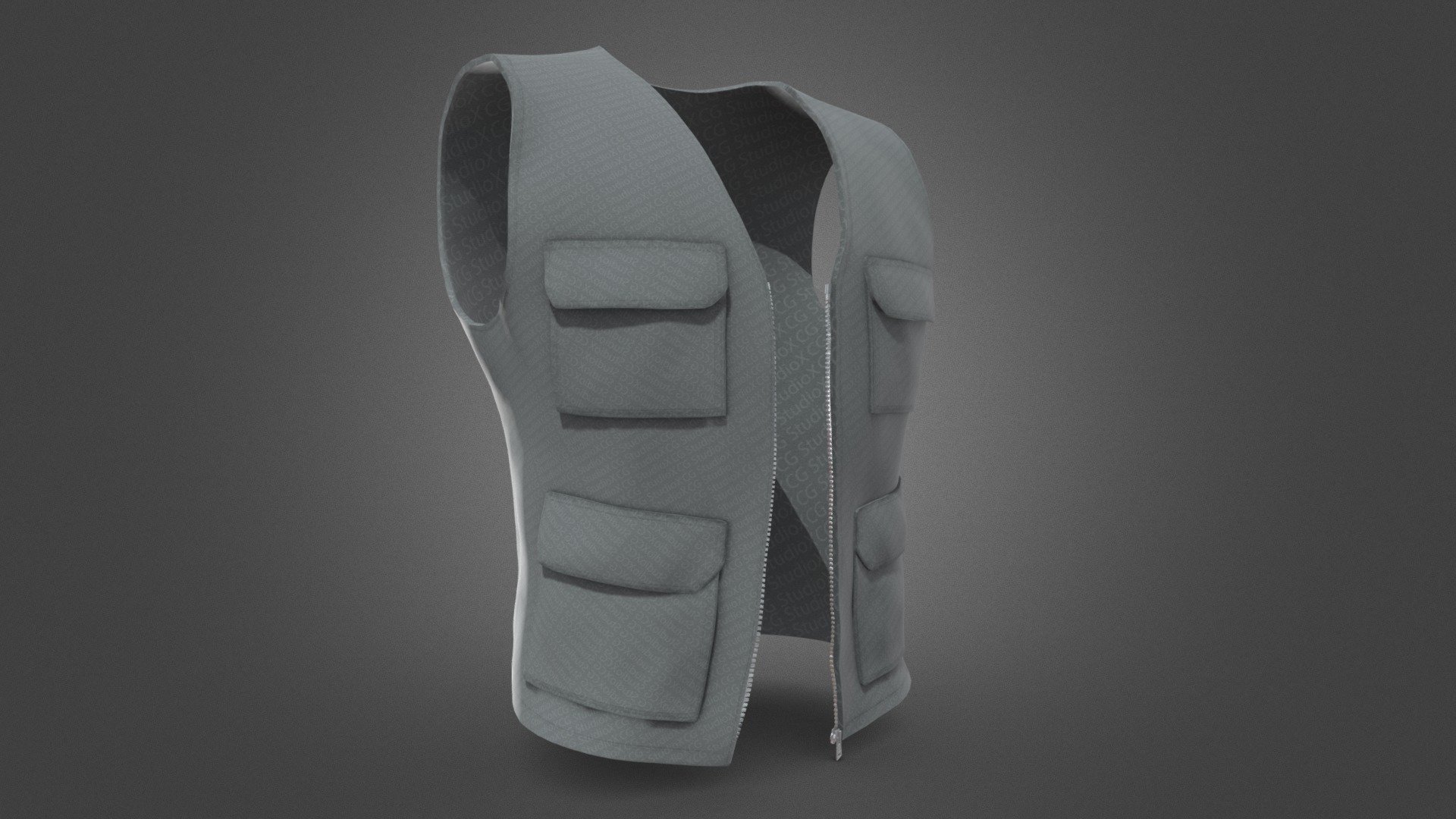 Gray Vest