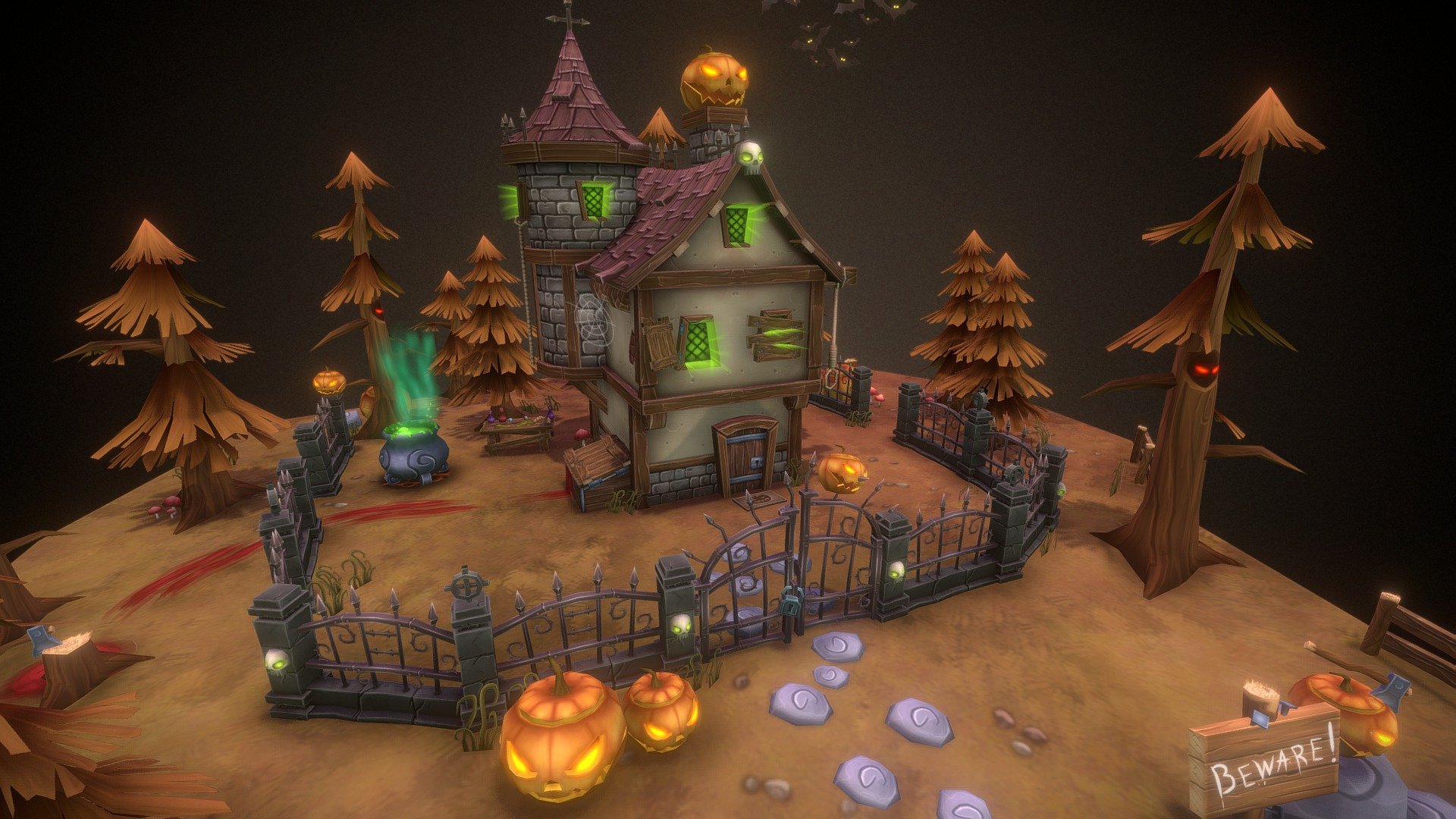 Halloween Mystical Place