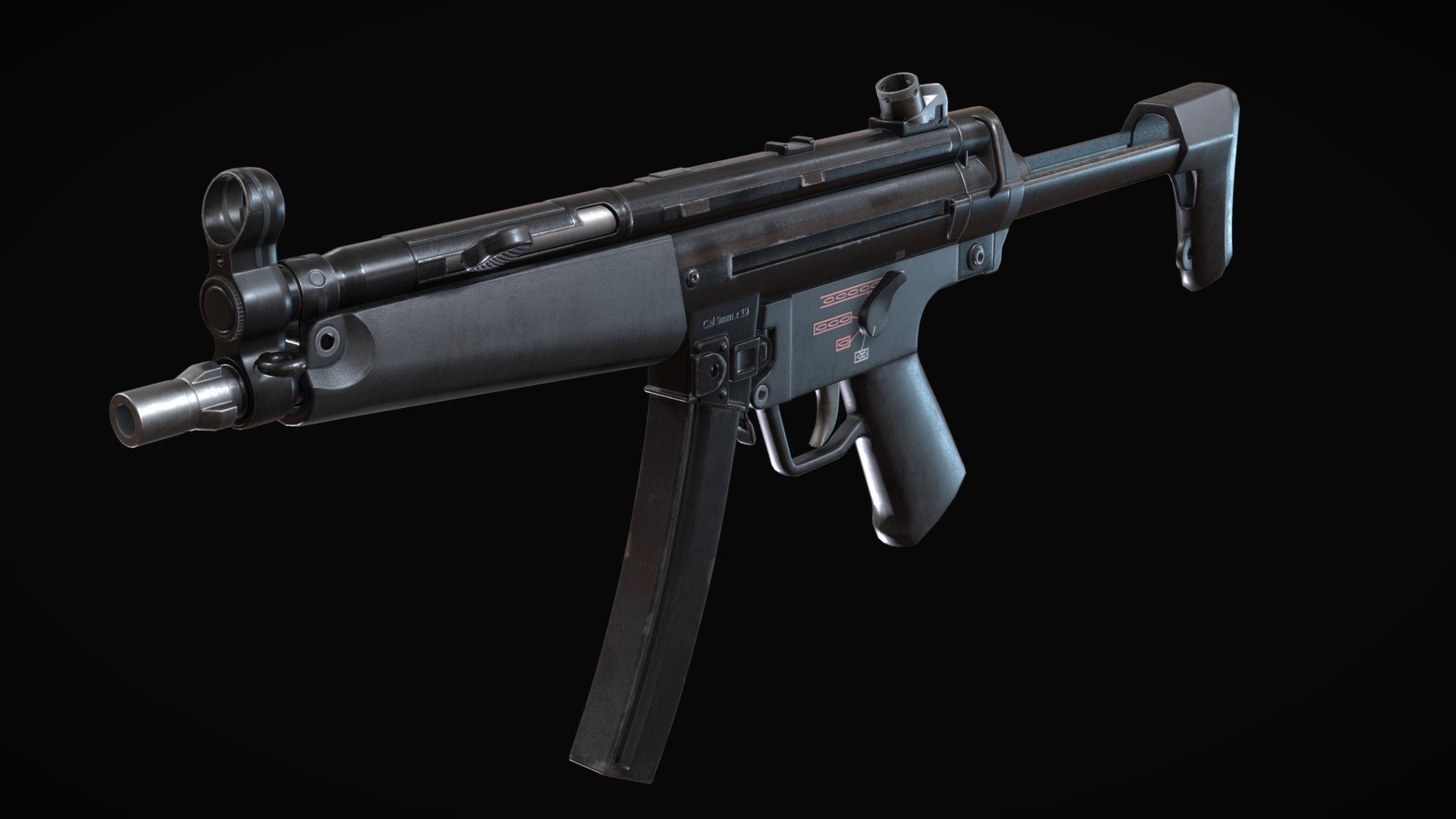 HK MP5 A3 Submachine Gun