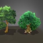 hp trees 3d model