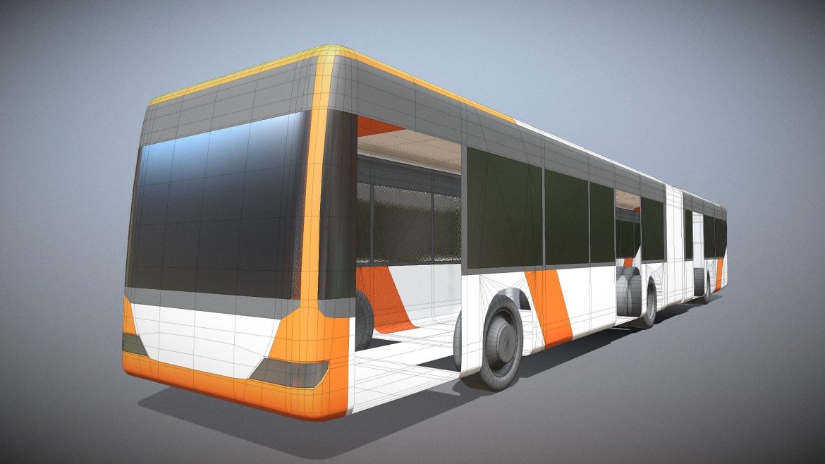long rnv city bus wip 2 3d model