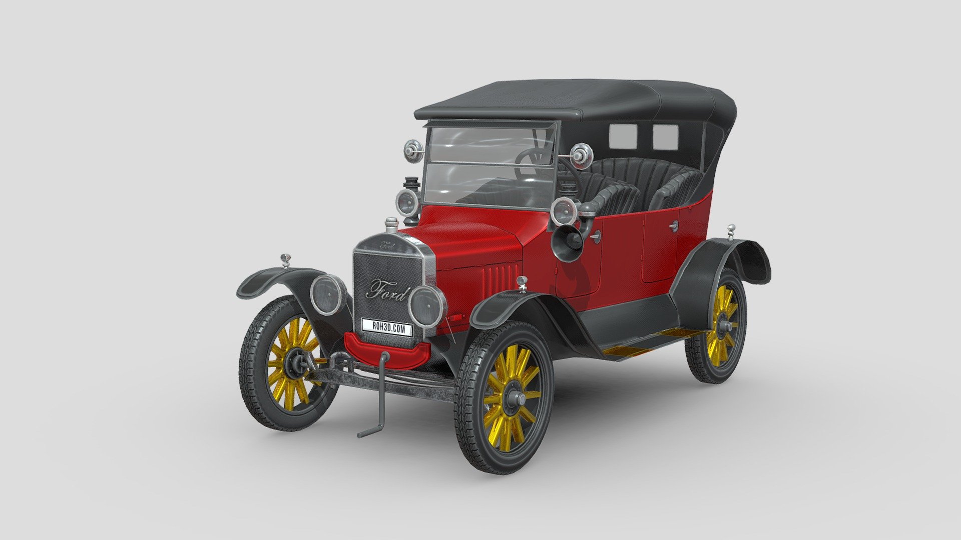 Low Poly Car – Ford Model T 1924
