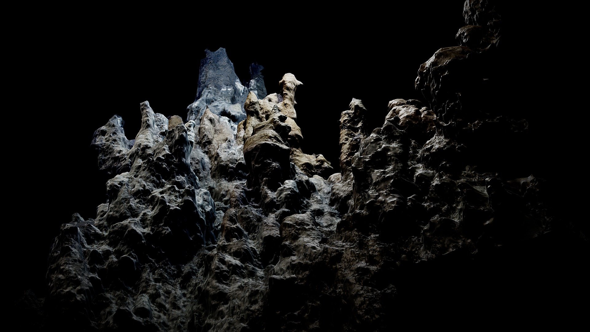 Low Poly Deep Sea Hydrothermal Vent #10