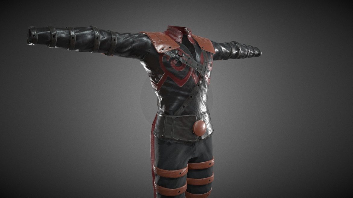Male Assassin Outfit 3 - deep3dsea