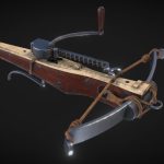 Medieval cranequin crossbow, 16th century
