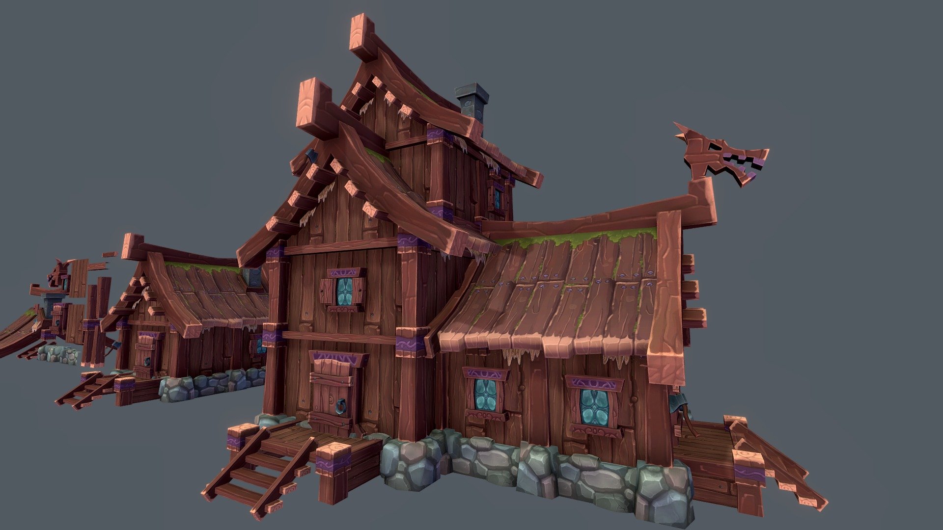 Modular Wooden Village