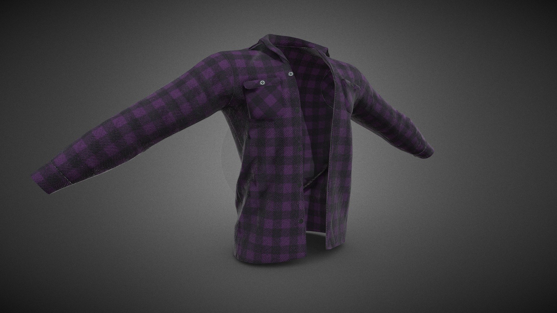 Purple Flannel Shirt