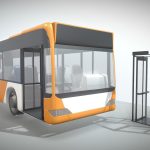 RNV Bus (WIP-6) Rigged Inward Gliding Doors