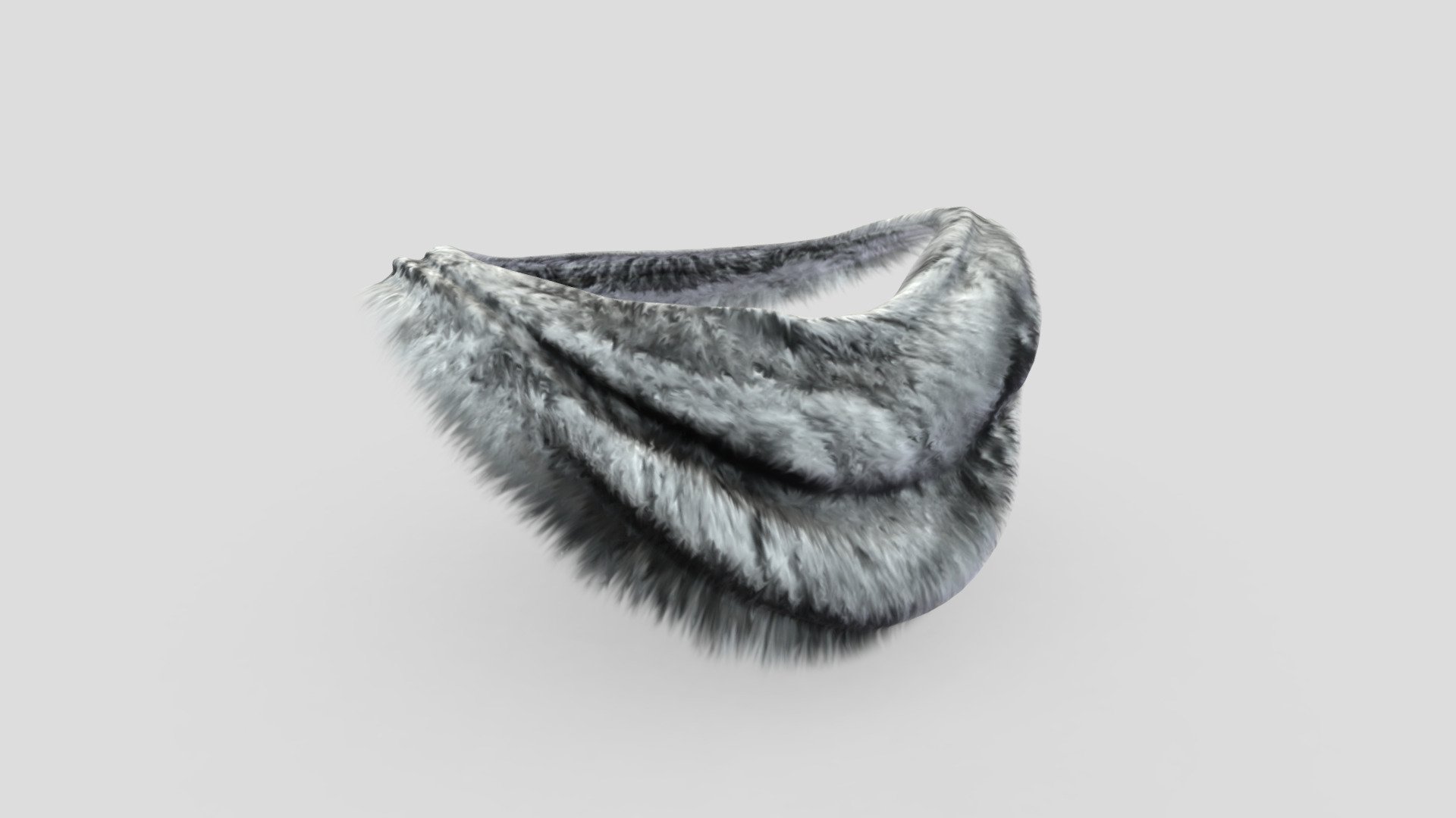 Round Fur Scarf