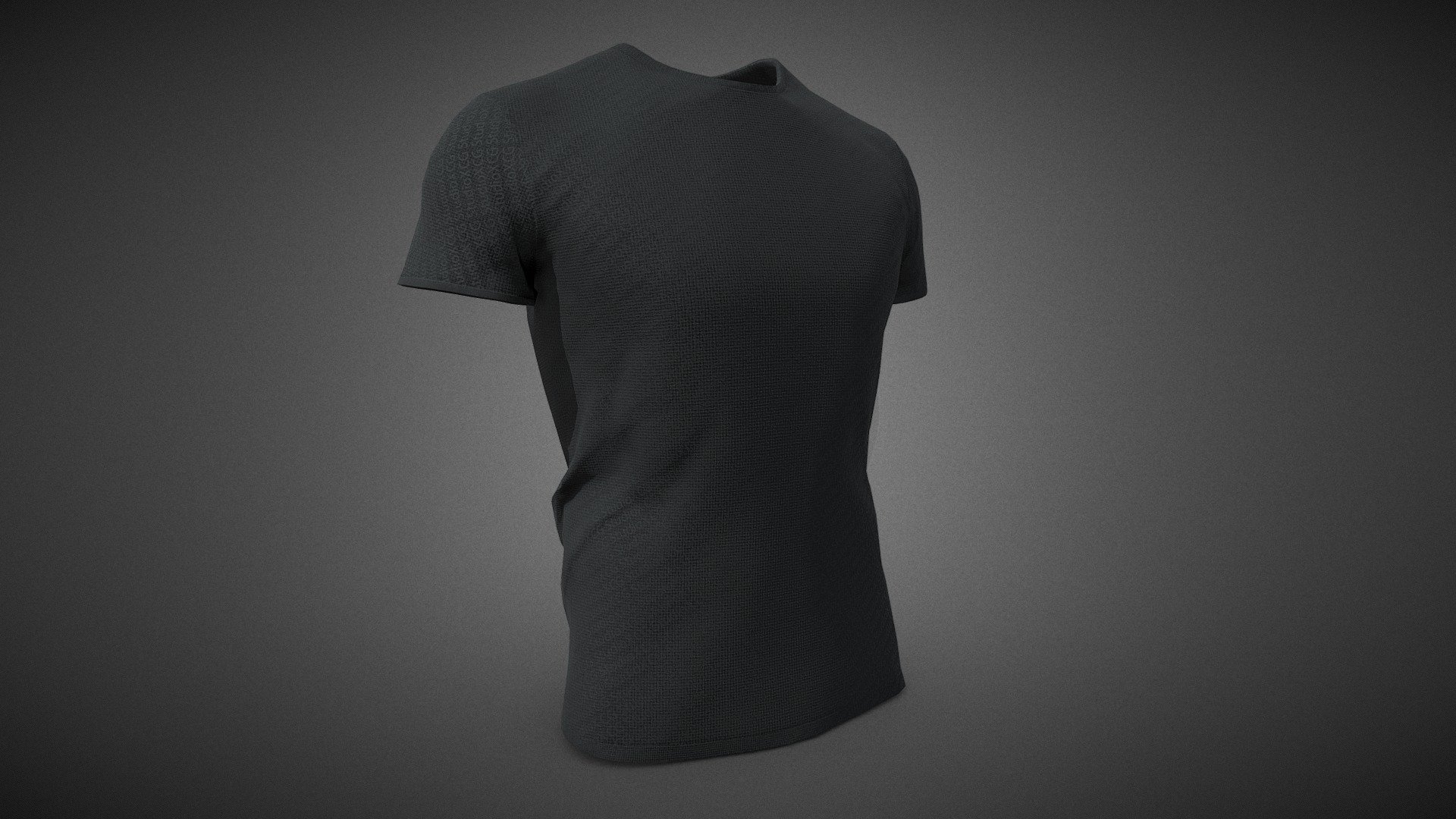 Slim Fit Black T-Shirt