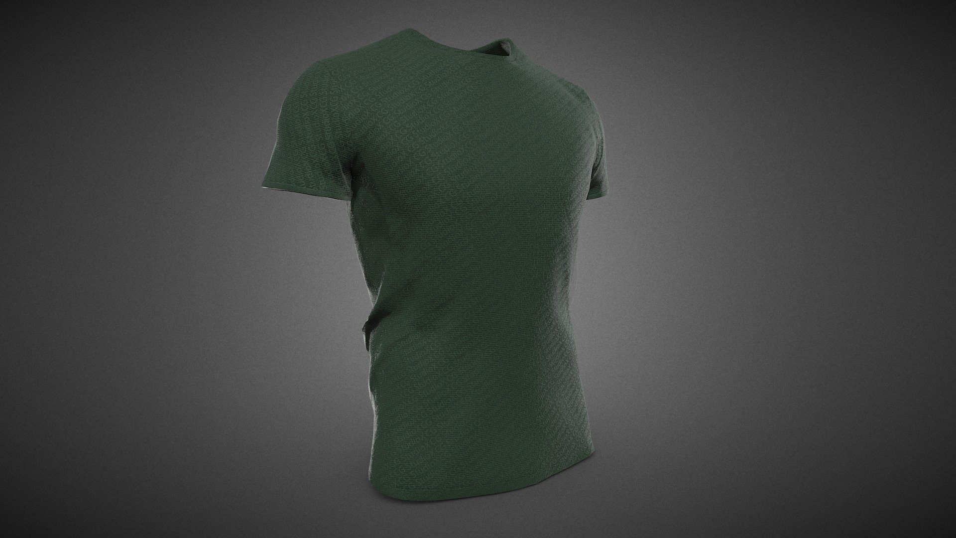 Slim Fit Green T-Shirt