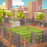 Soccer Football Stadium 3d Model - Low-poly soccer football stadium 3d model game asset with city background and hand-painted textures for Unity.