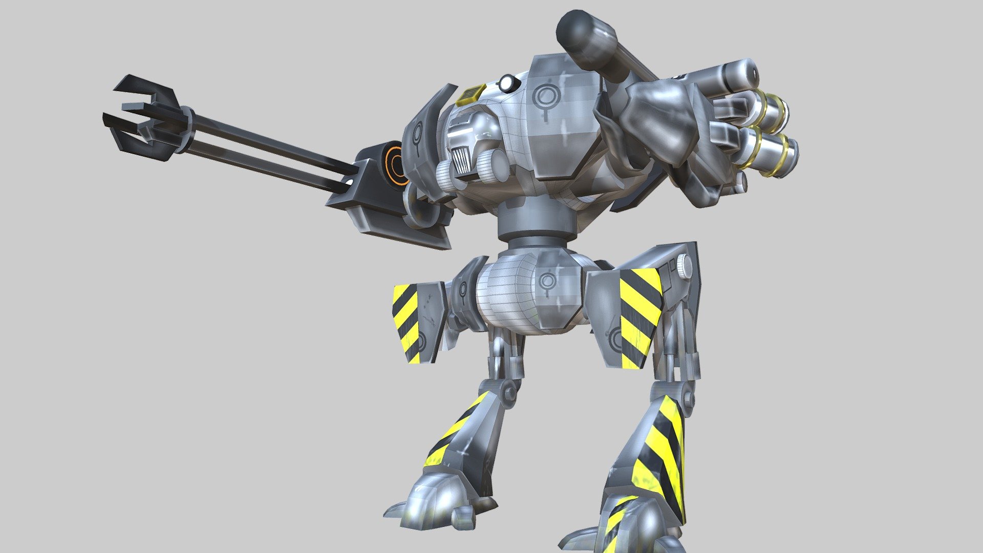 VIPER Battle Mech w/Beam Cannon & Pulse Gun