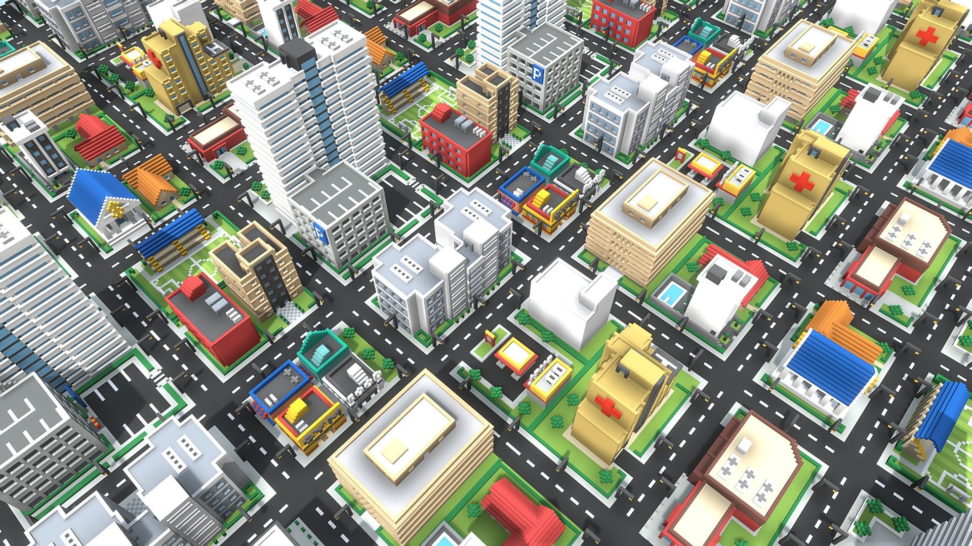 Voxel City