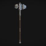 war hammer iron weapons set tesskyblivion 3d model