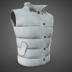 White Puffer Vest