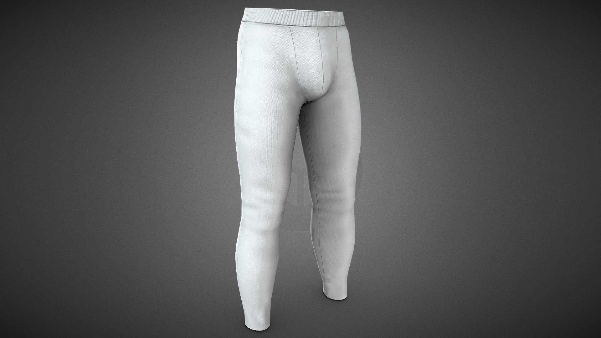 White Skinny Medieval Pants