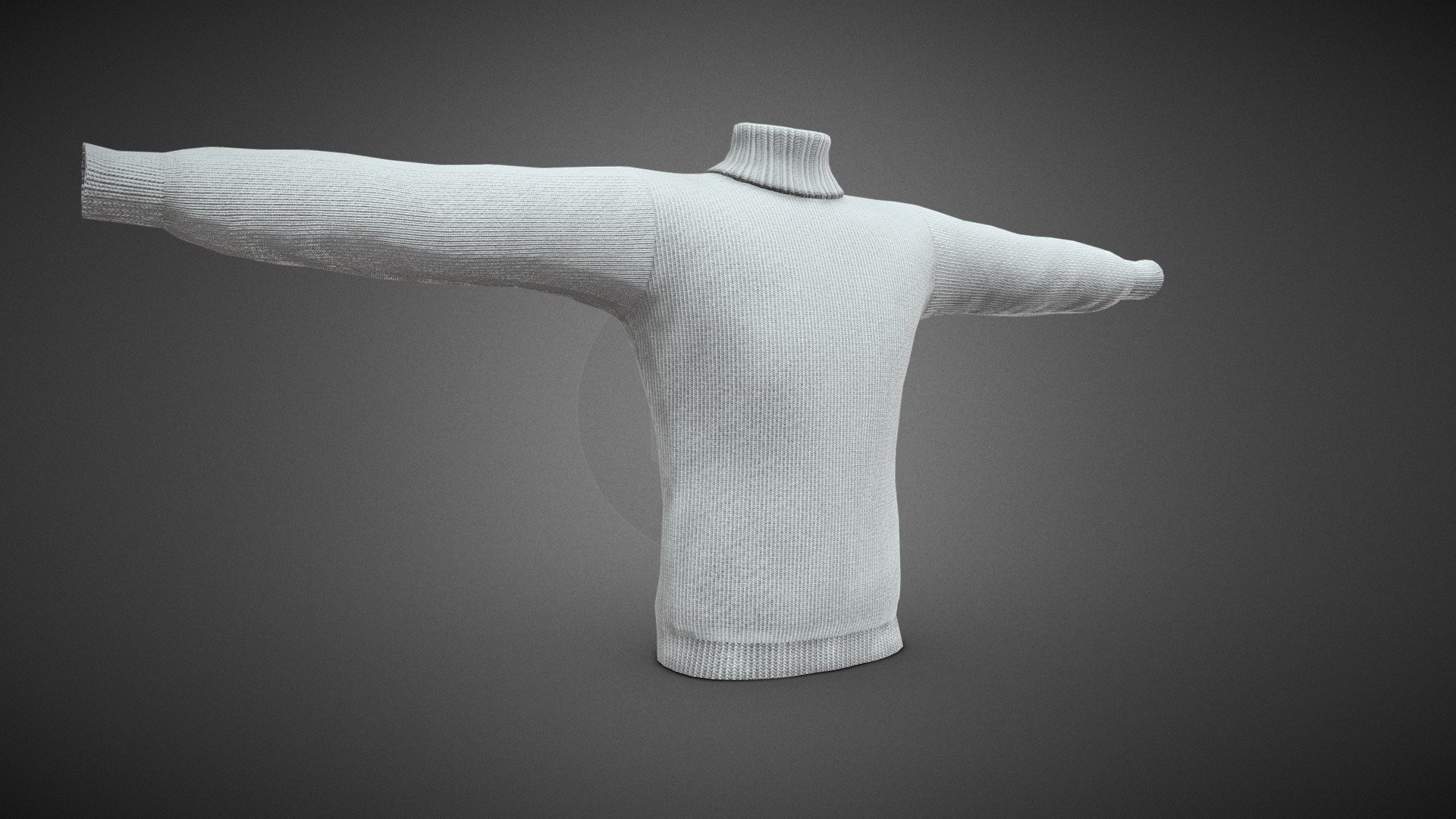 White Winter Turtleneck