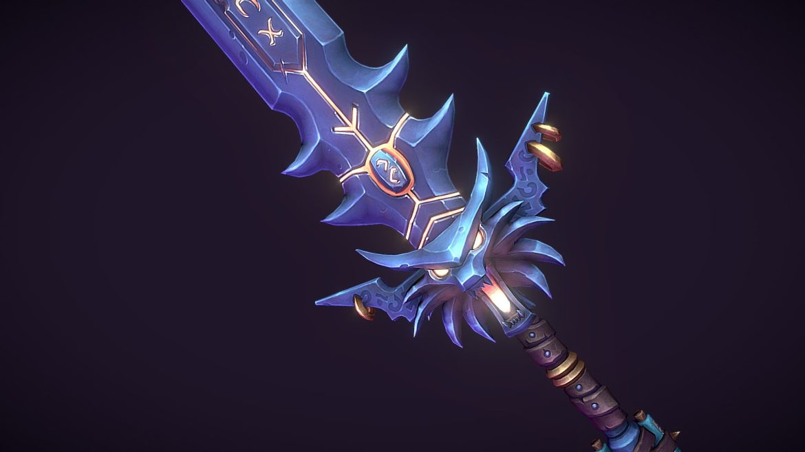 Witcher Stylized Sword - deep3dsea