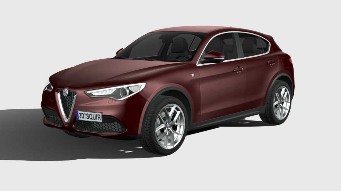 alfa romeo stelvio ti 2020 3d model