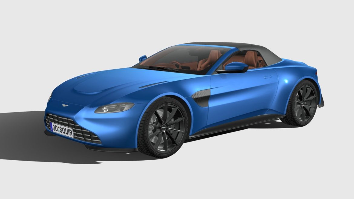 aston martin vantage roadster 2021 3d model