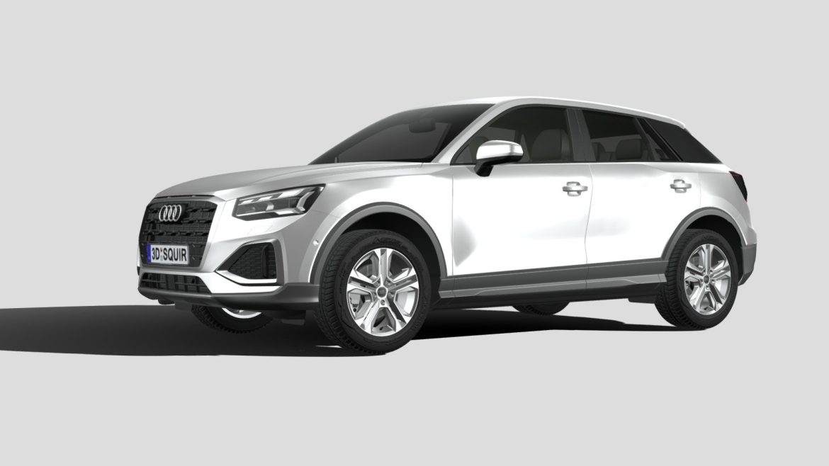 audi q2 2021 3d model