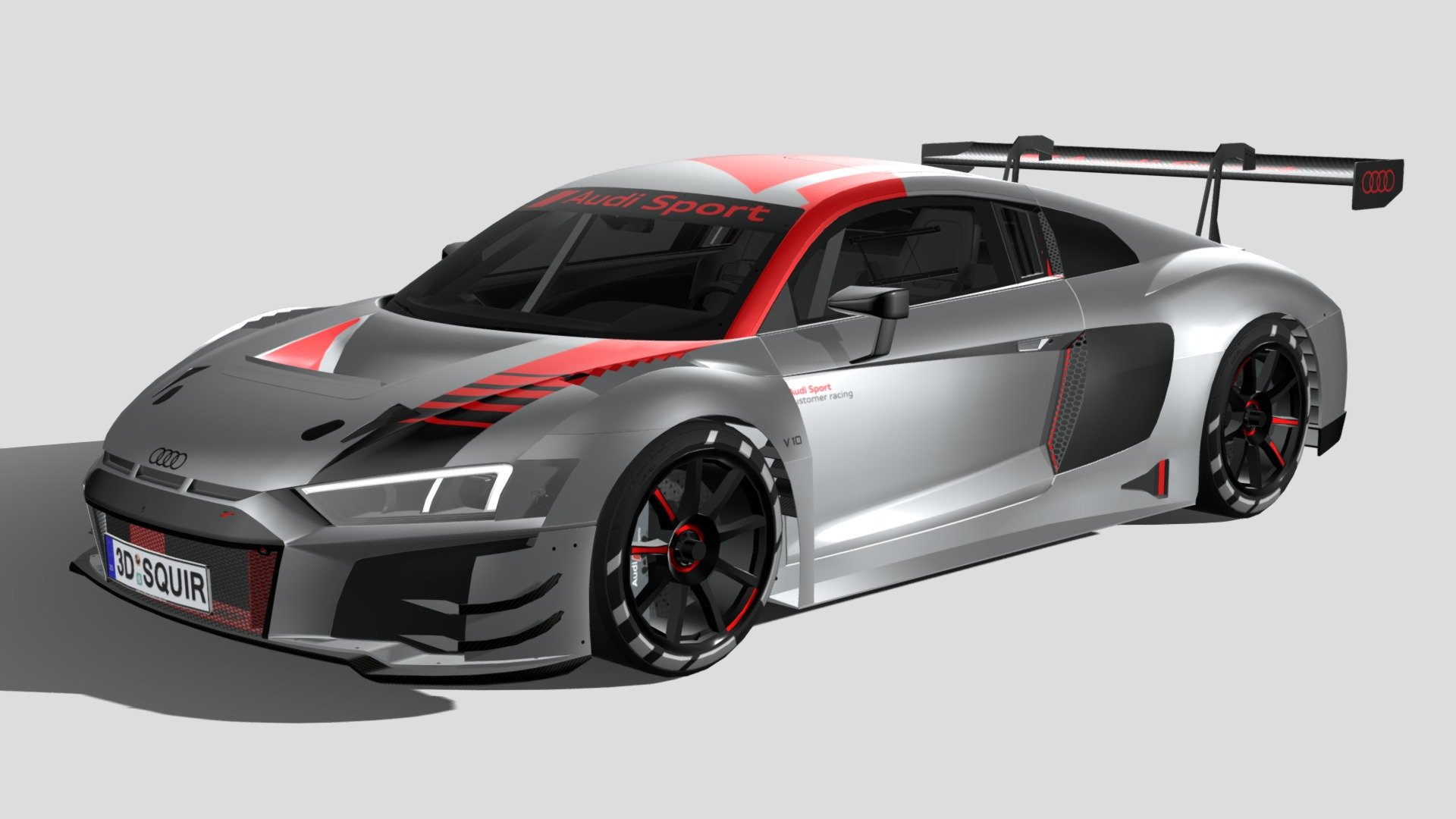 Audi R8 LMS GT3 2020 lowpoly