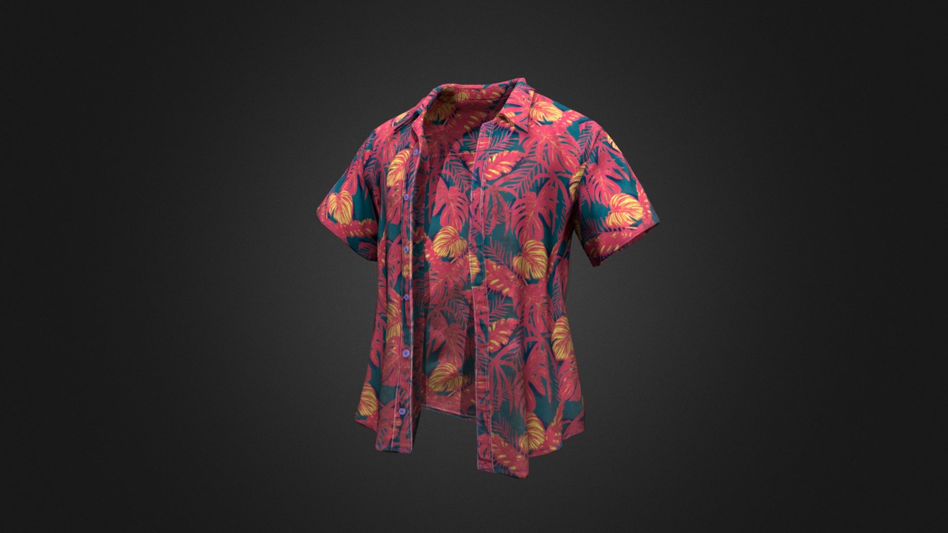 Beach Shirt (Coral) | PUBG
