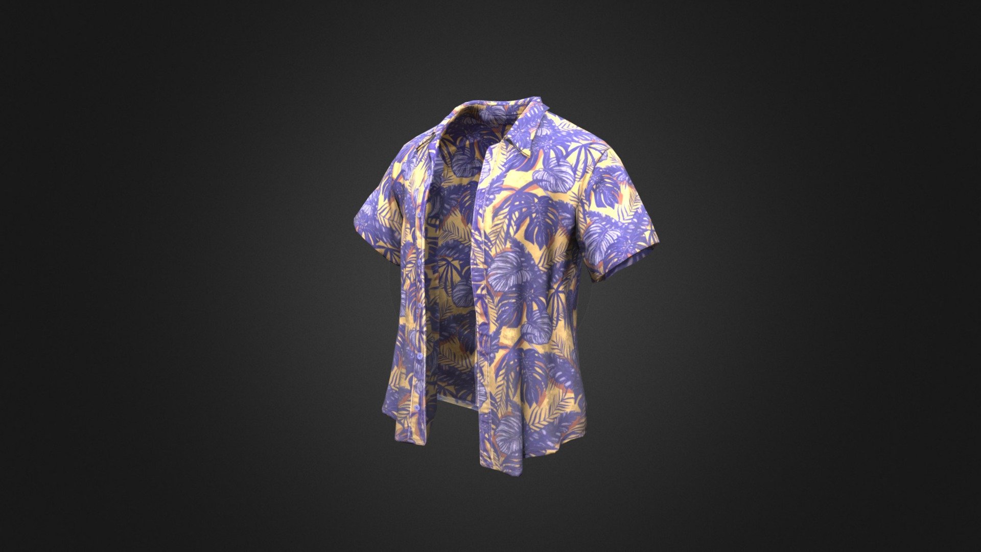 Beach Shirt (Yellow) | PUBG