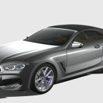 bmw 8 series convertible 2020 3d model