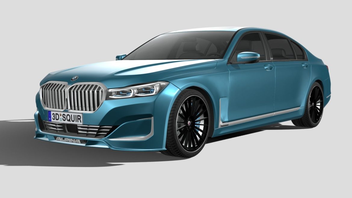 bmw alpina b7 2020 3d model