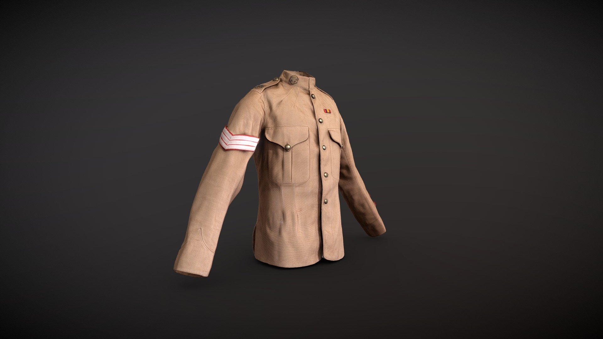 Boer War Khaki Drill Jacket
