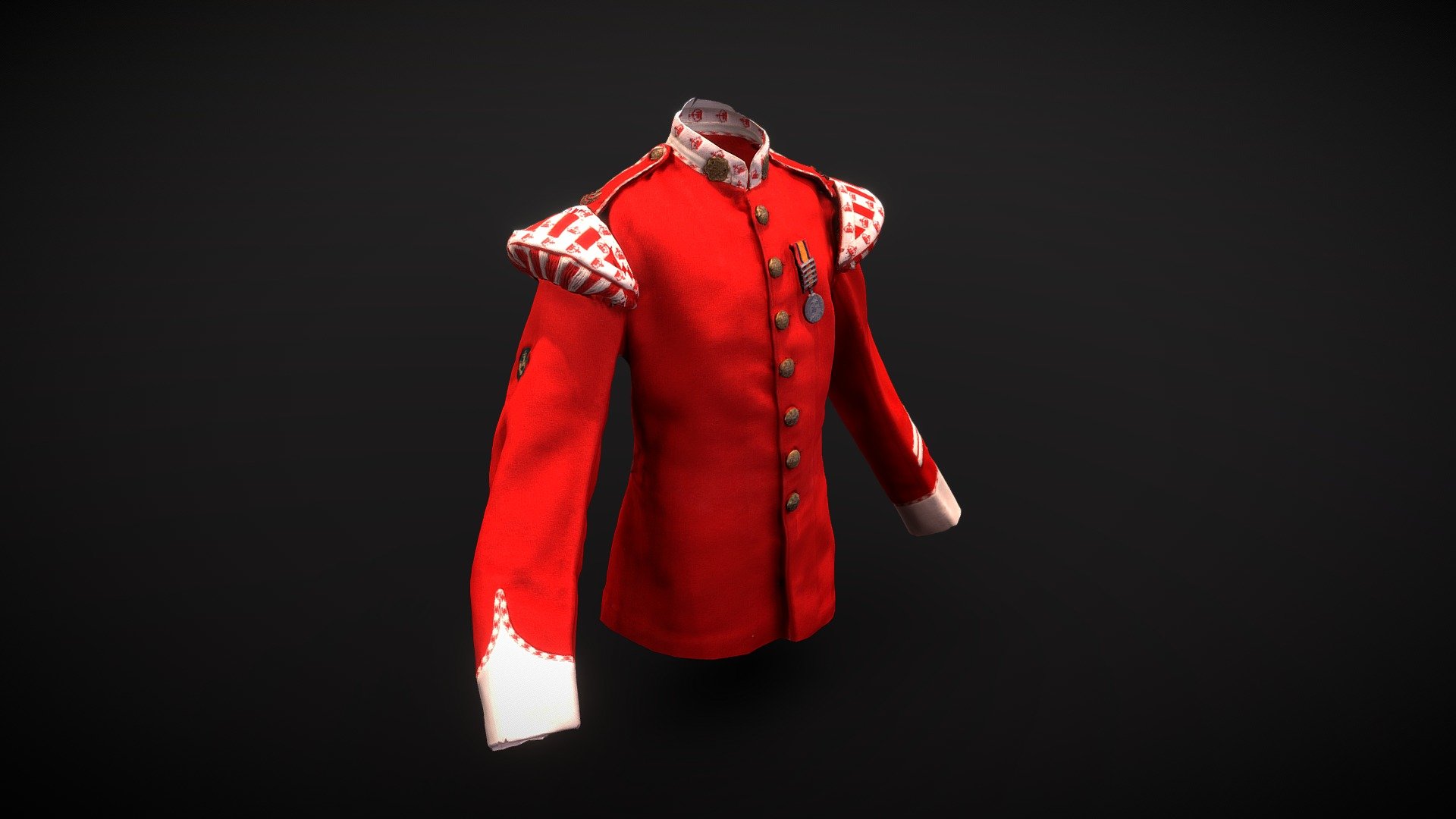 Bugler’s Scarlet Frock c1913