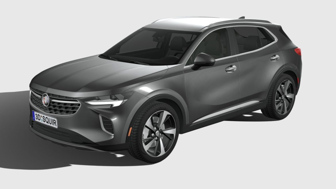 buick envision 2021 3d model