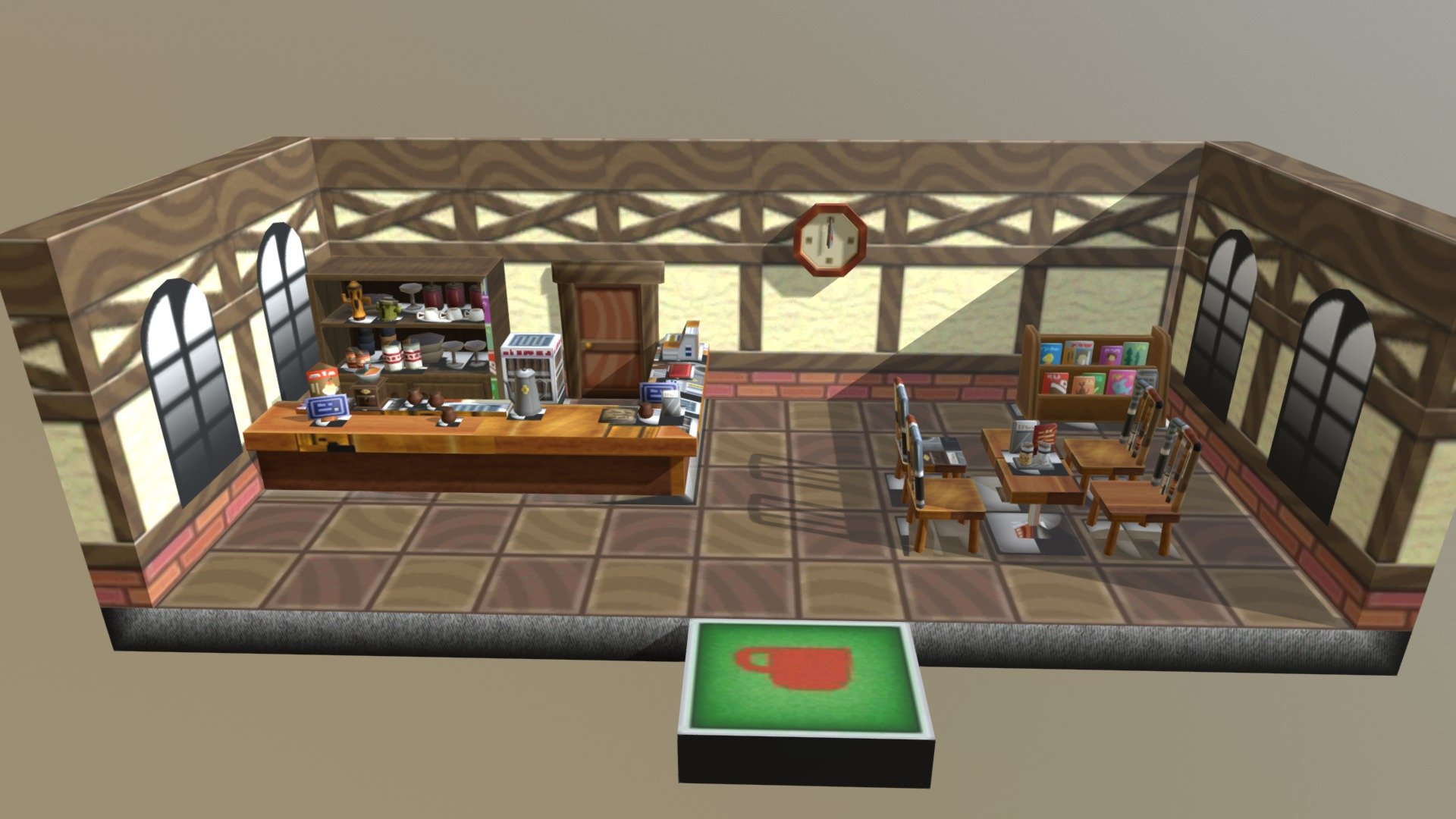 Cafe Interior ACNL