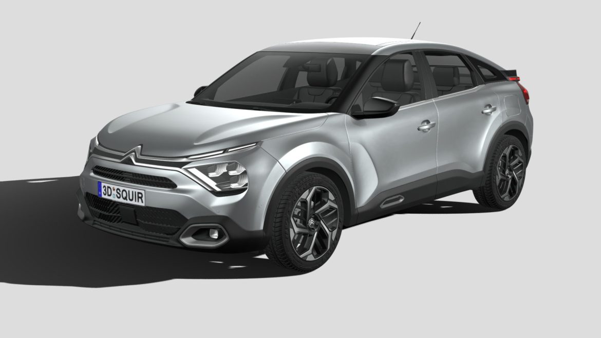 citroen c4 2021 3d model