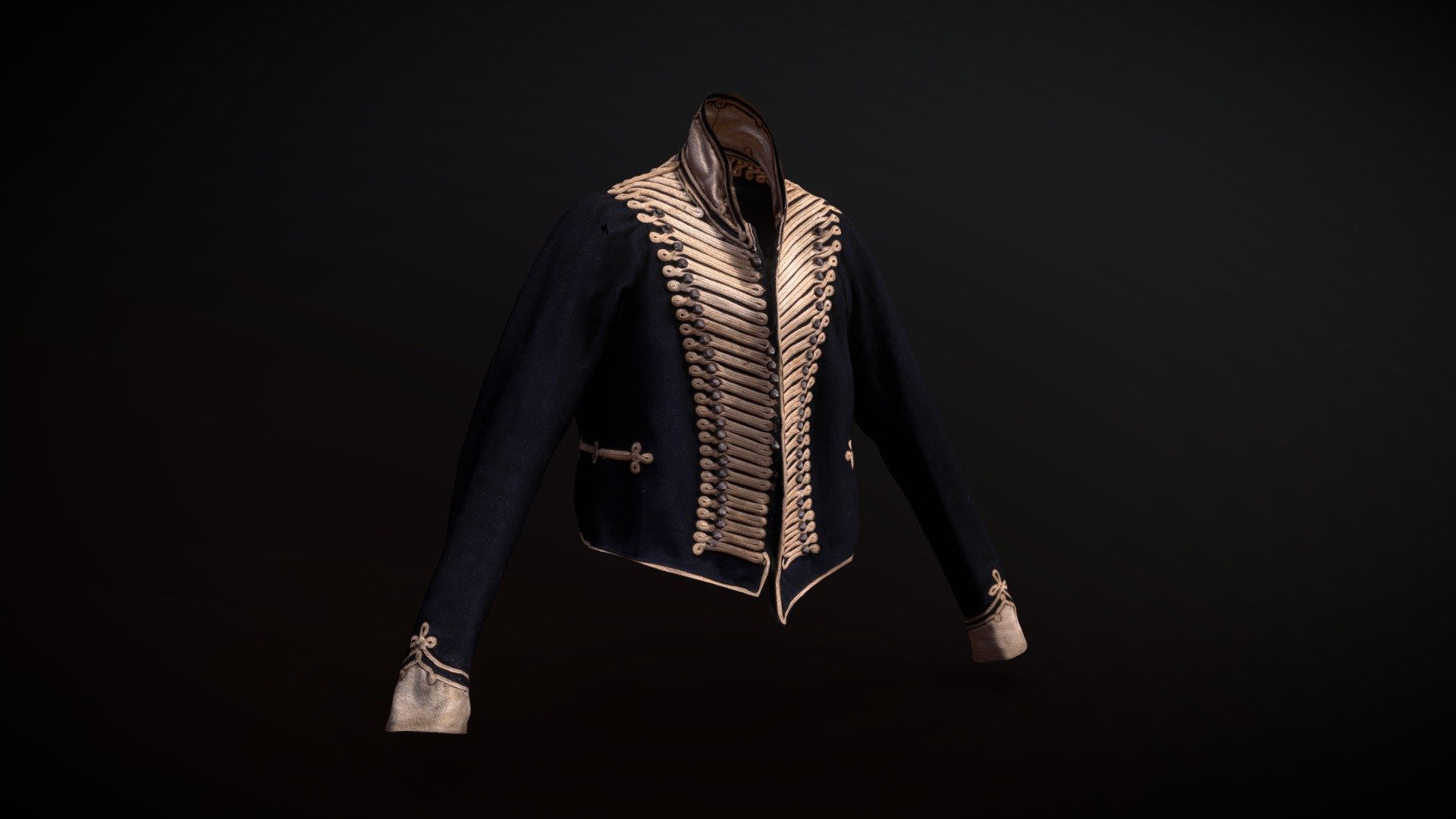 Cornwall Yeomanry Cavalry Undress Blue Tunic