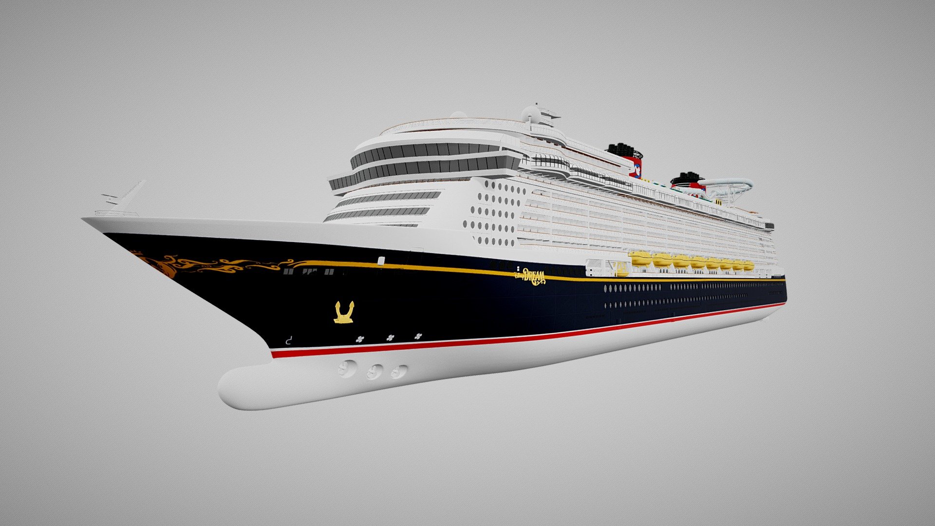 Disney Dream Cruise Ship - deep3dsea