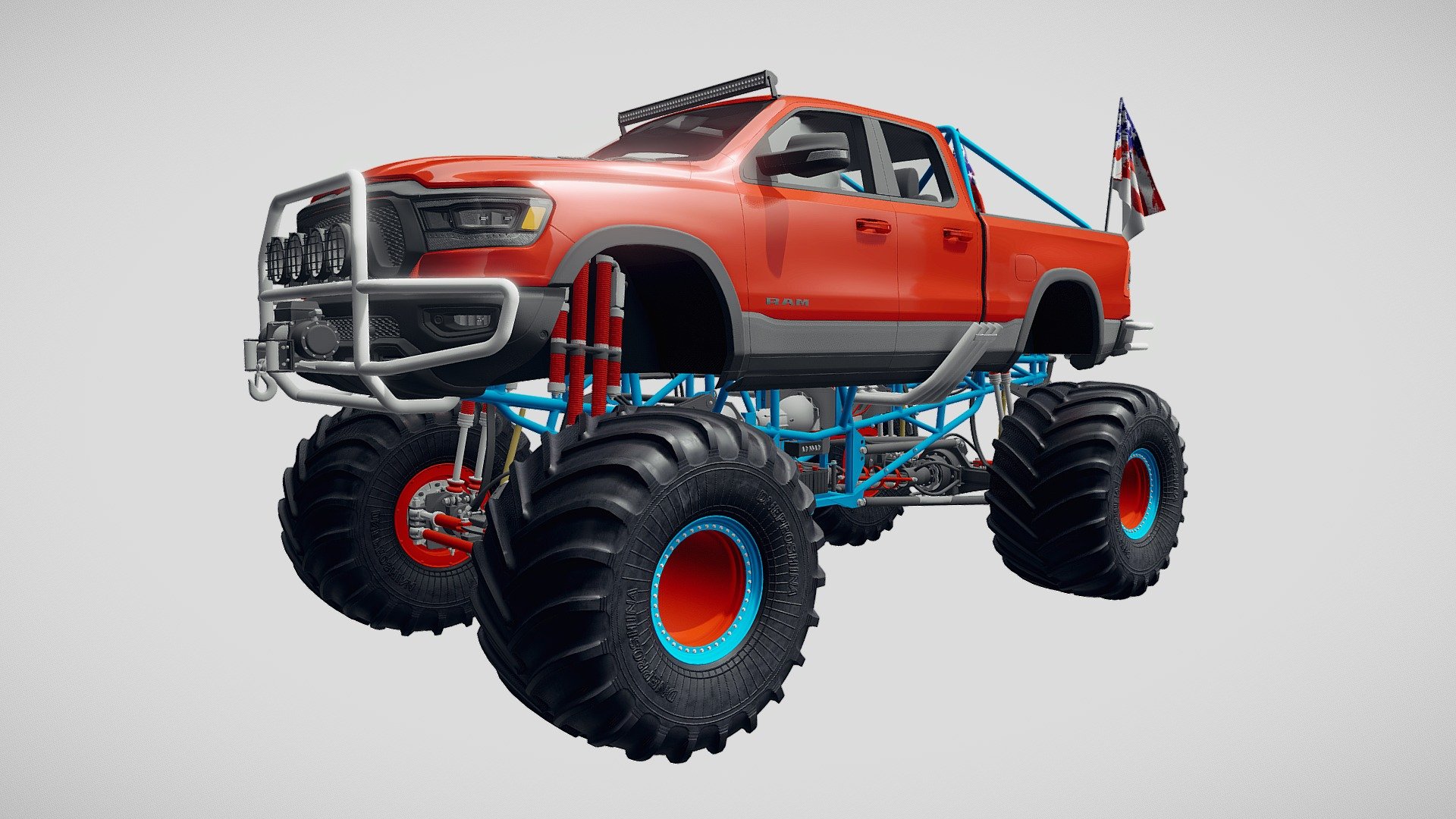 Dodge RAM 1500 Rebel 2019 Monstertruck