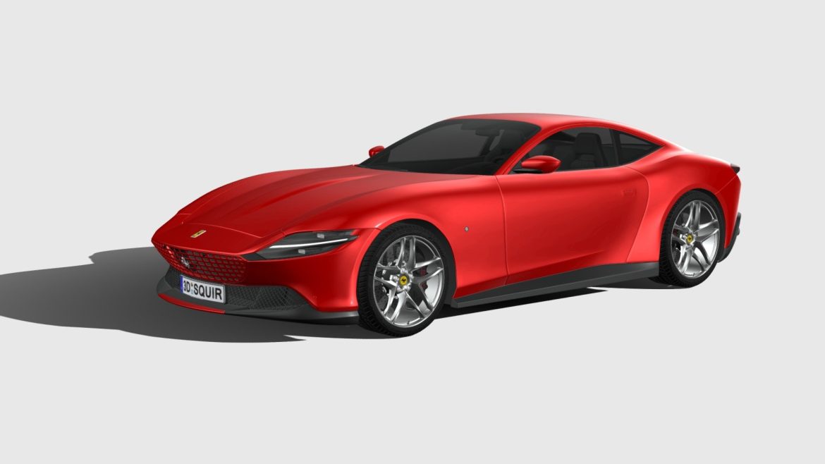 ferrari roma 2020 3d model