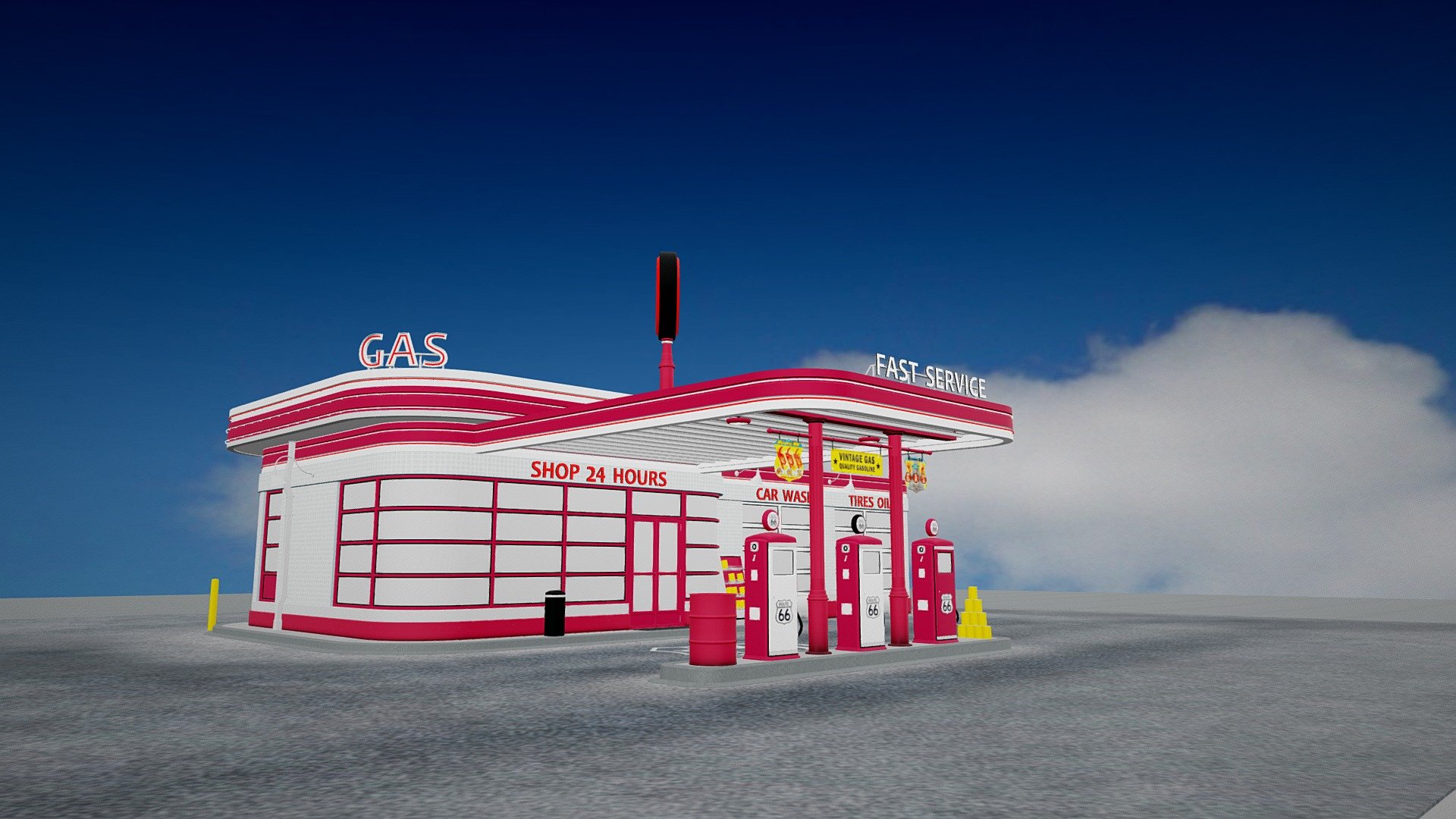 Gas Station Route66