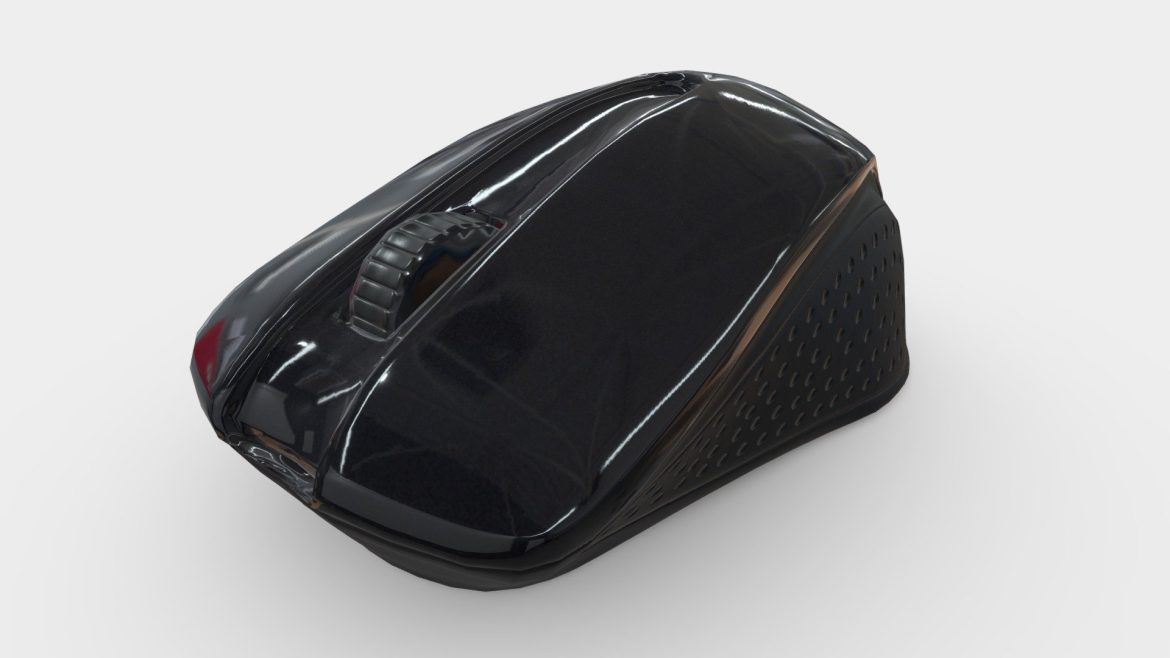 generic branding technology wireless mouse 3d model