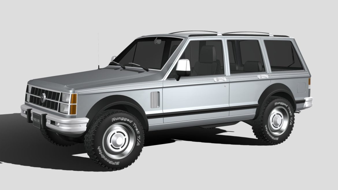 generic classic suv 3d model