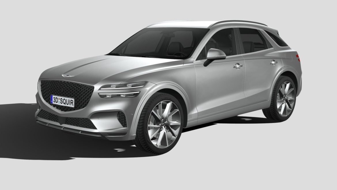 genesis gv70 2020 3d model