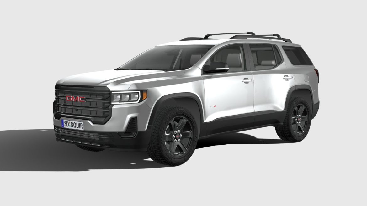 gmc acadia 2020 3d model