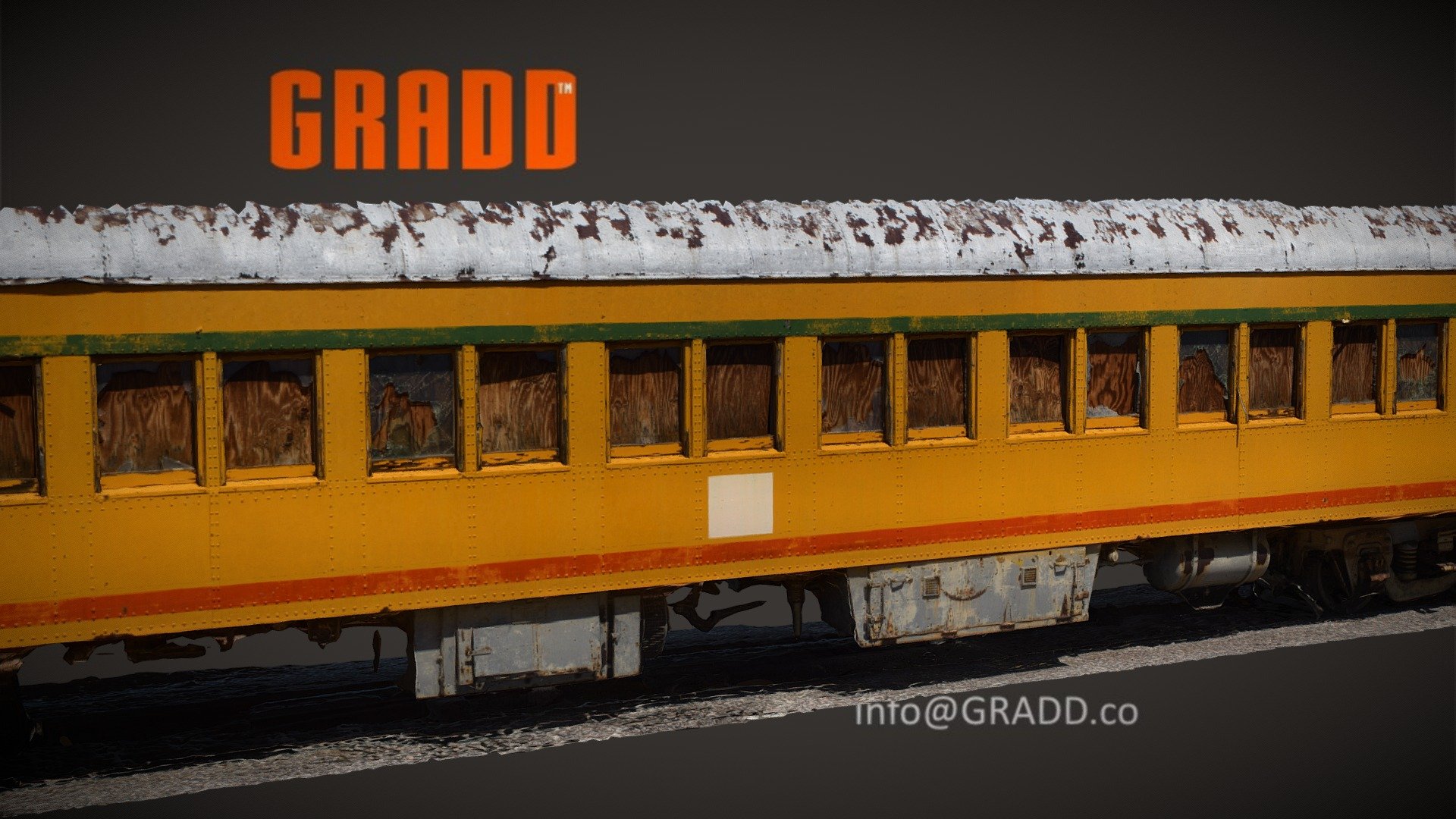 GRADD 3D Model of Cool Ol’ Yellow Train