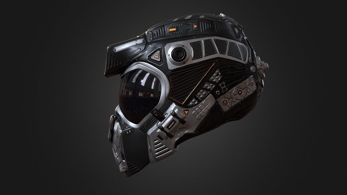helmet c19 vr 1x1 3d model