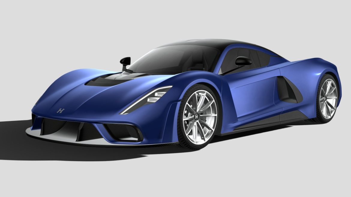 hennesey venom f5 2021 3d model