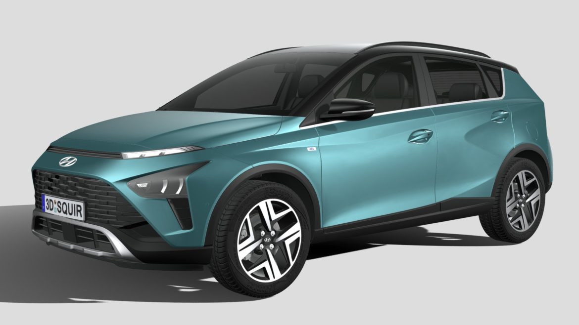 hyundai bayon 2022 3d model
