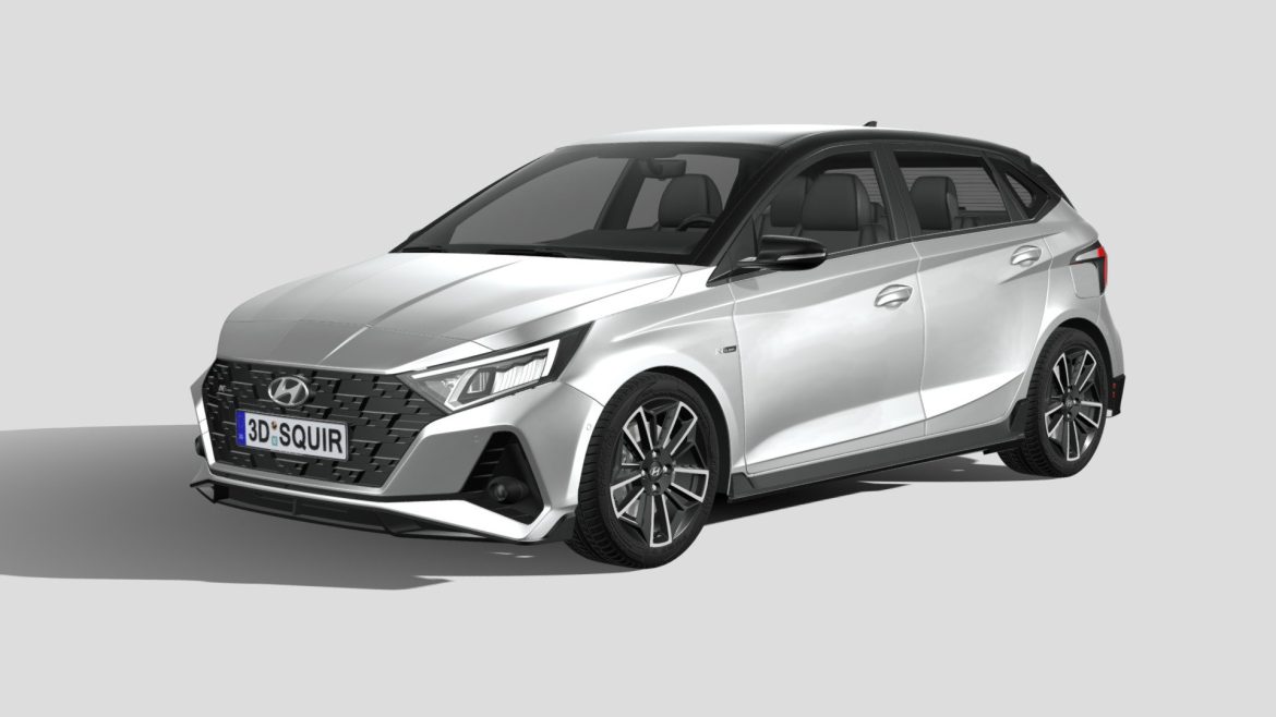 hyundai i20 n line 2021 fbx 3d model